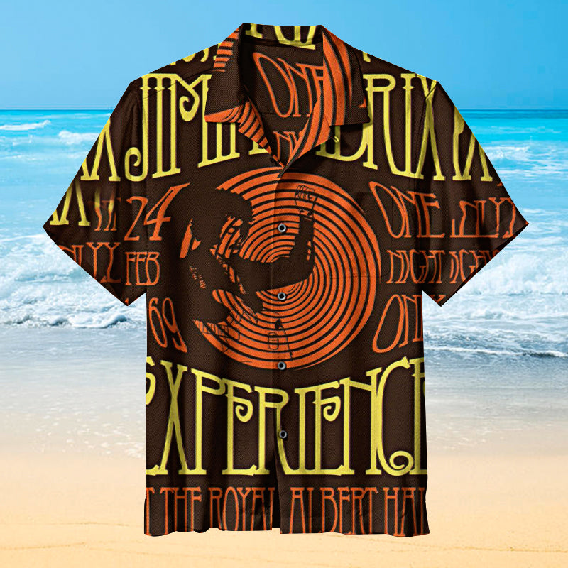 Jimi Hendrix Poster Concert Universal Hawaiian Shirt