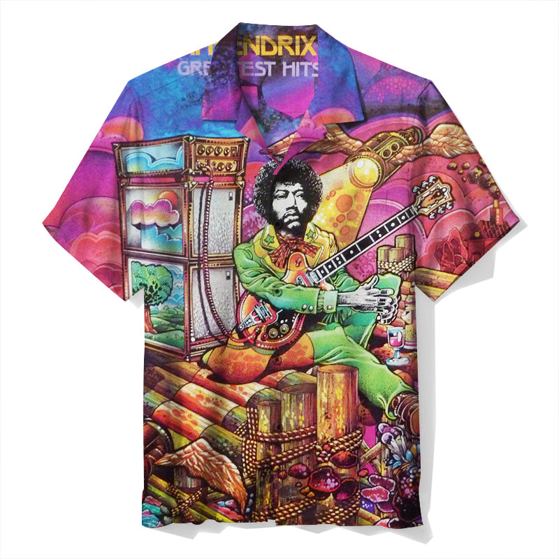 Jimi Hendrix Unisex Hawaiian Shirt