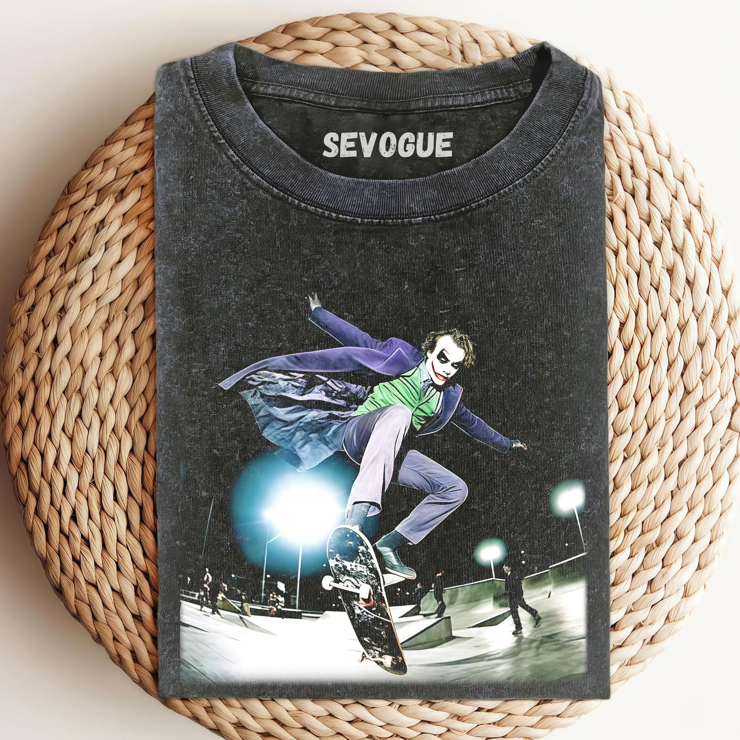 Joker On Skateboard Unisex Tee, Sweatshirt & Hoodie