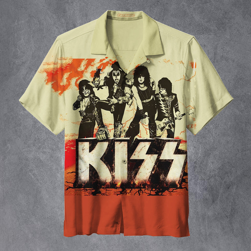 KISS Band Unisex Hawaiian Shirt