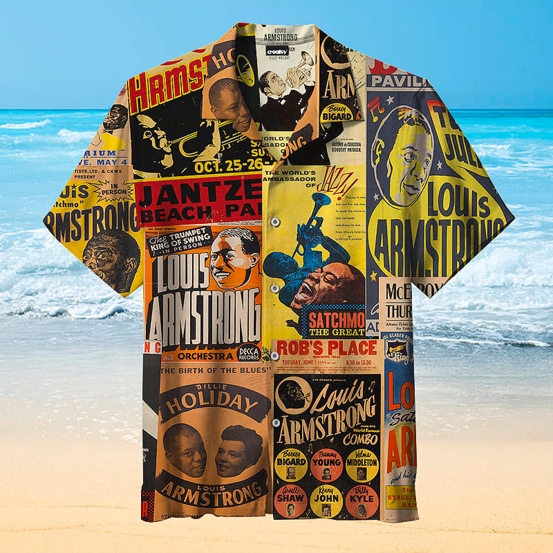 Louis Armstrong Universal Hawaiian Shirt