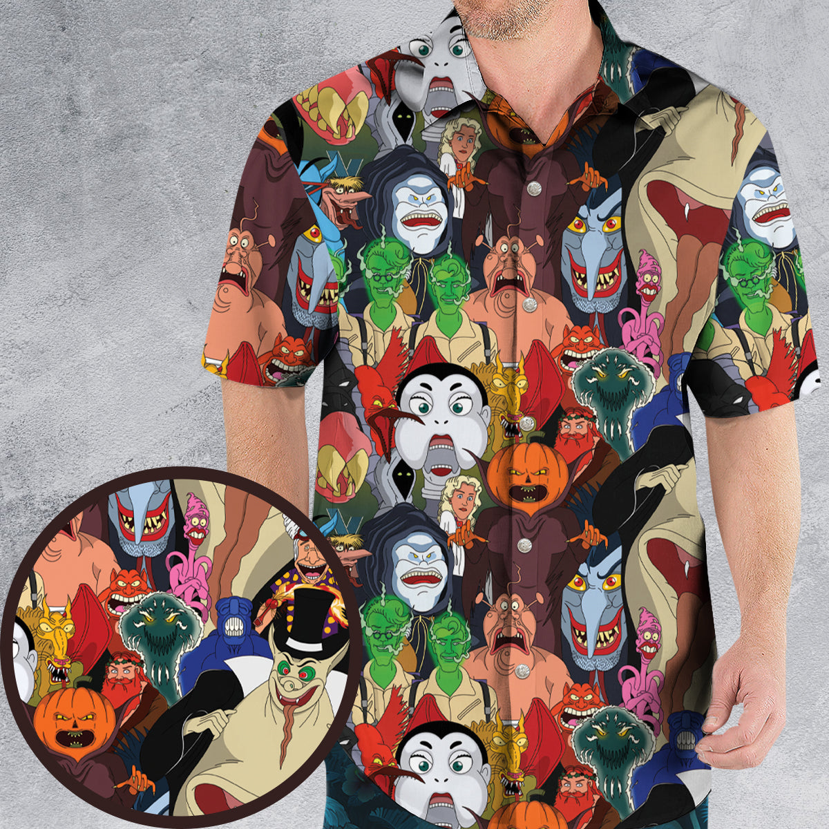 Ghostbusters Cartoons Villains Hawaiian Shirt