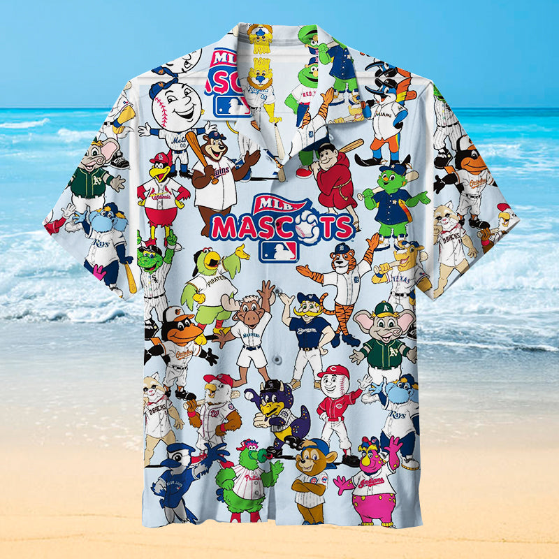 MLB MASCOTS Hawaiian Shirt