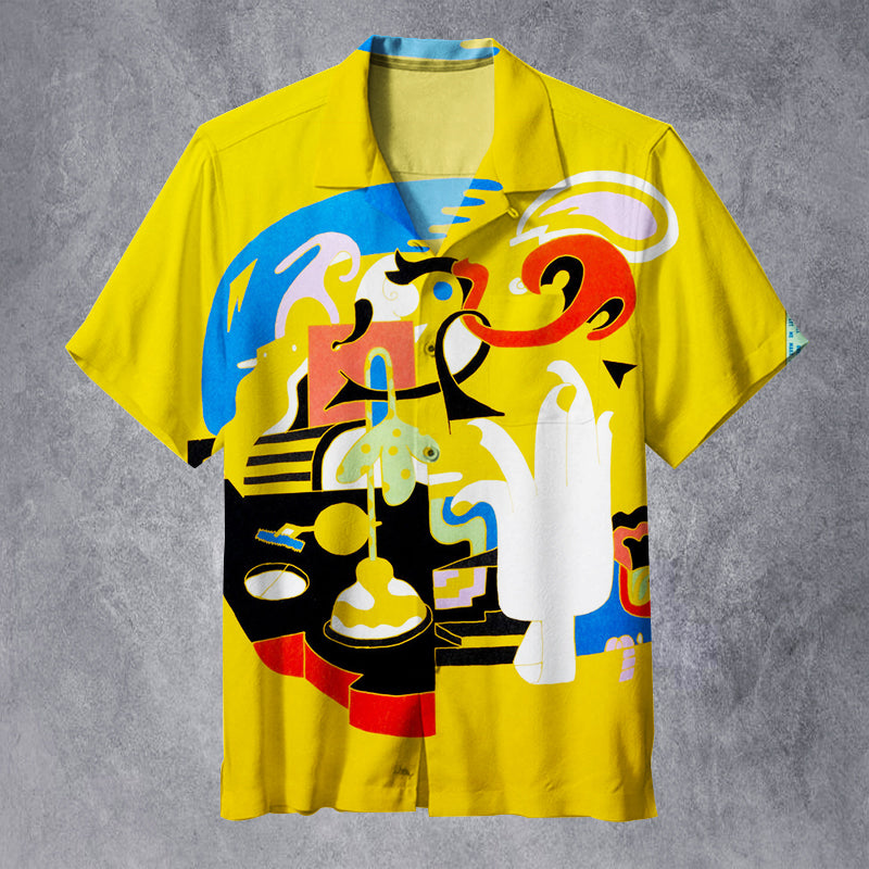Mac Miller-Faces 3LP Unisex Hawaiian Shirt