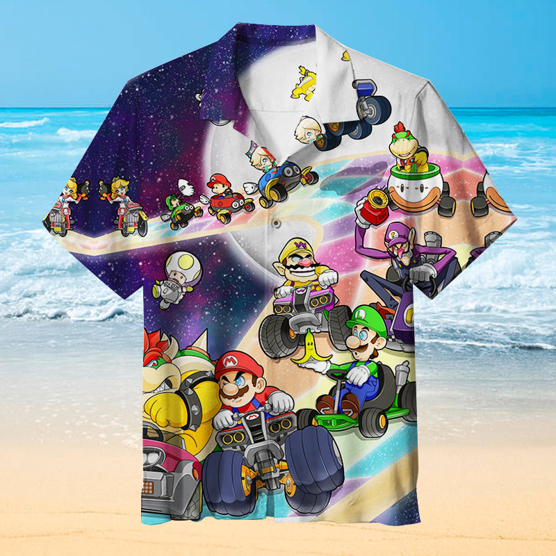 Mario Kart Unisex Hawaiian Shirt