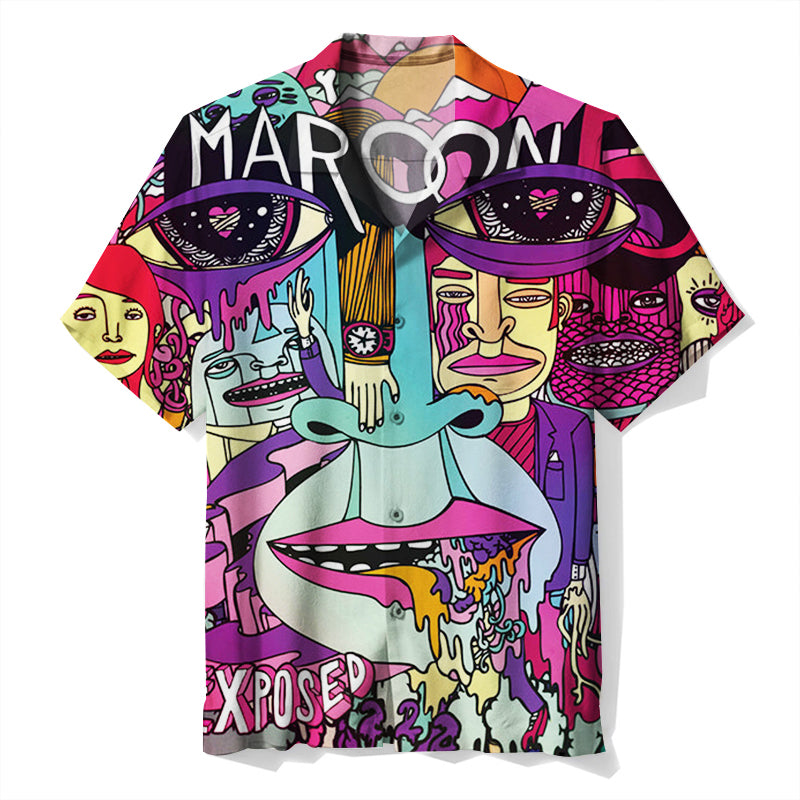 Maroon 5-Overexposed Unisex Hawaiian Shirt