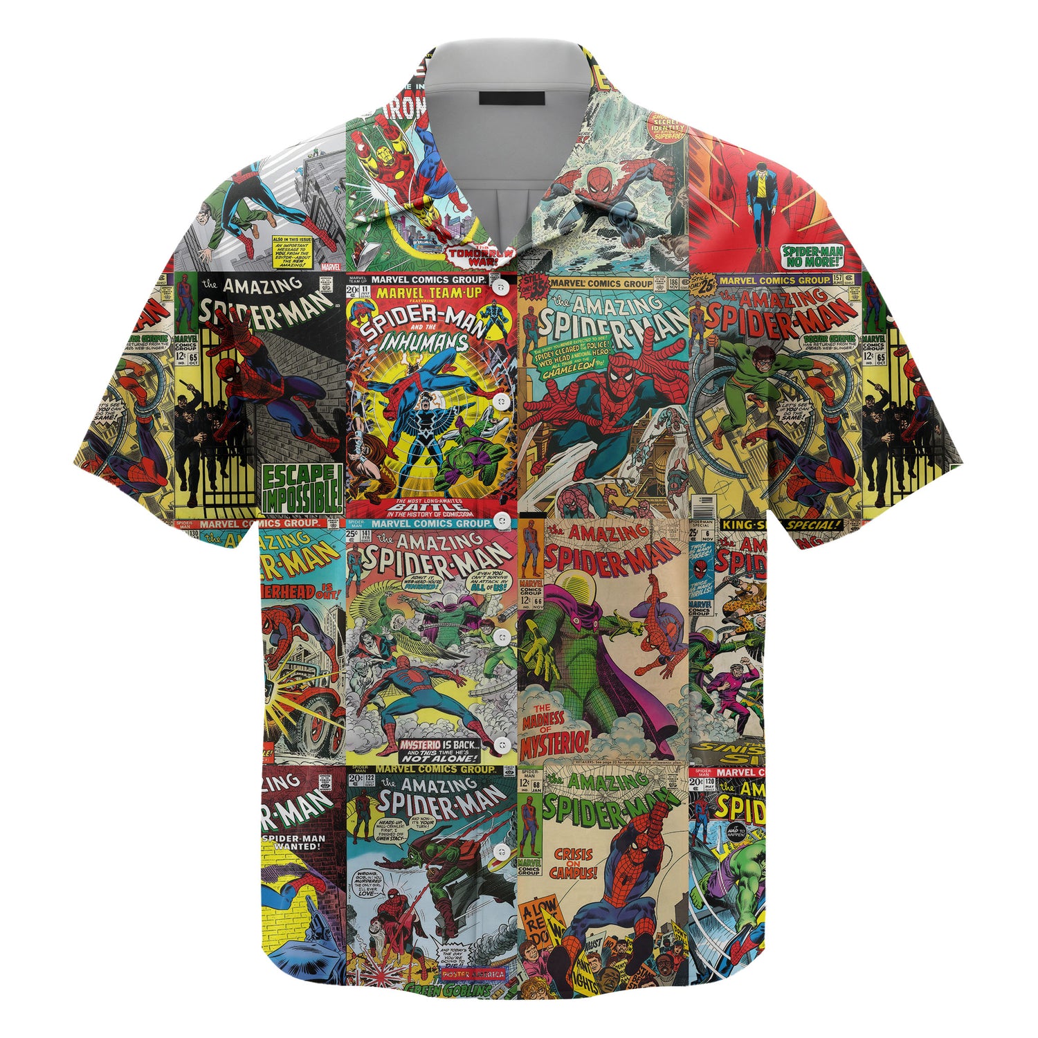 Marvel Spider-Man Cover Unisex Hawaiian Shirt