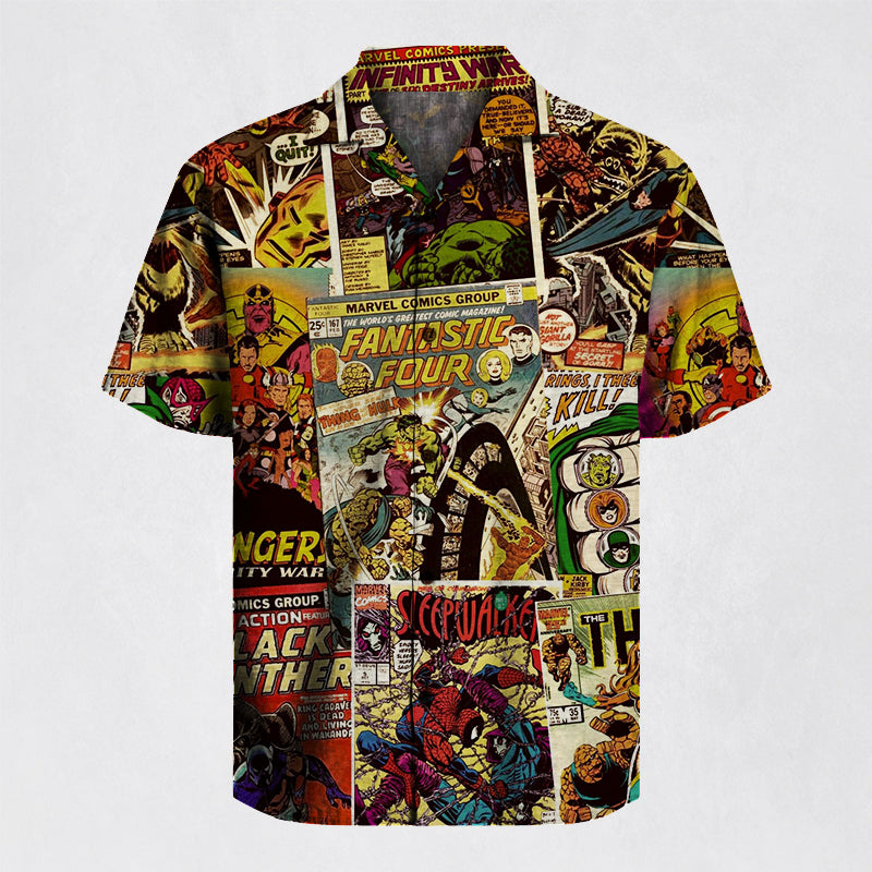 Marvel Comics Unisex Hawaiian Shirt
