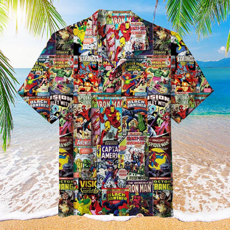 Marvel Comics Unisex Hawaiian Shirt