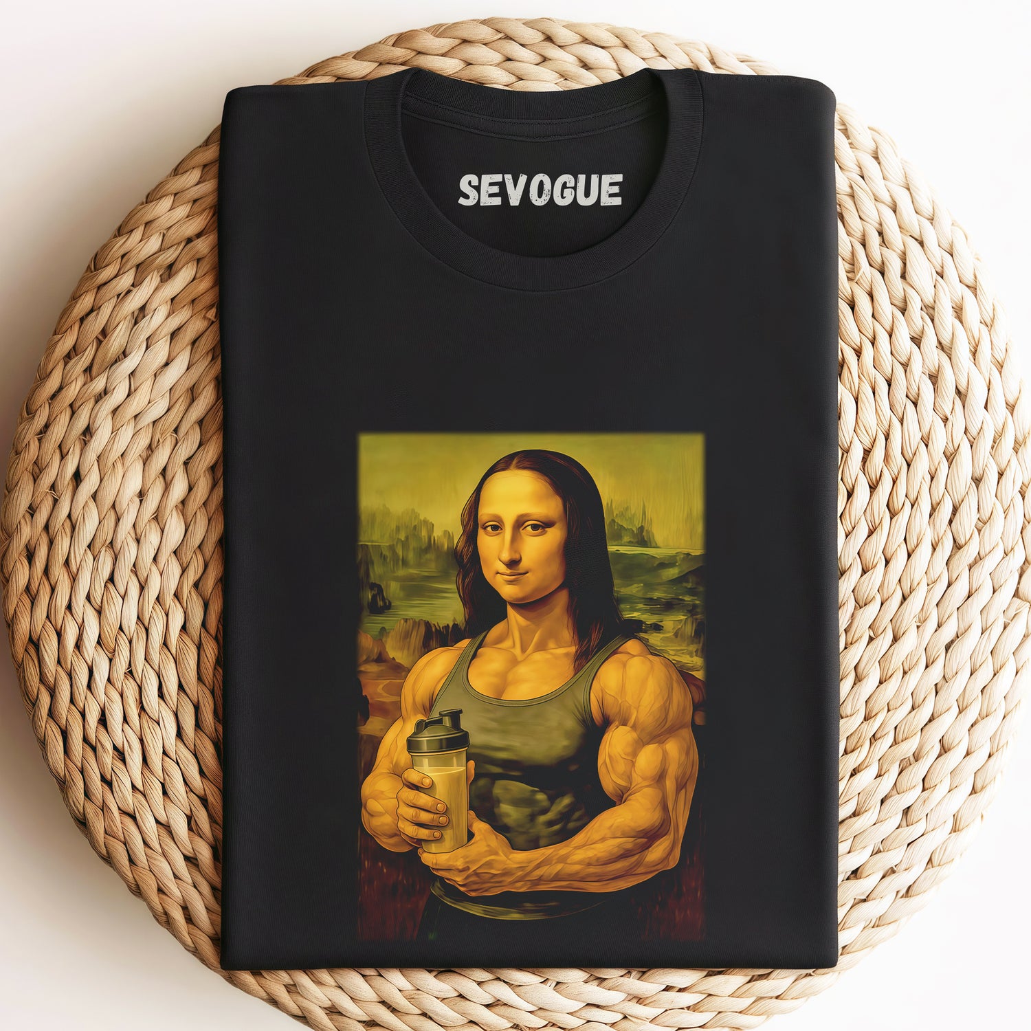 Mona Lisa Of Fitness Unisex Tee, Sweatshirt & Hoodie