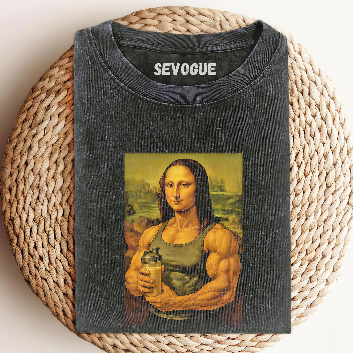 Mona Lisa Of Fitness Unisex Tee, Sweatshirt & Hoodie