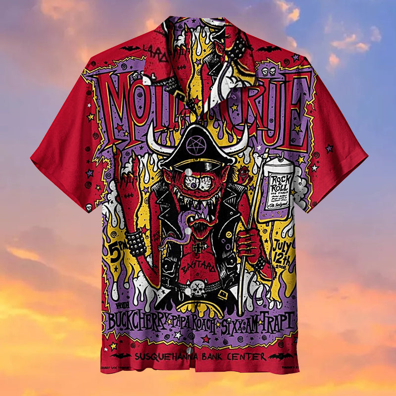 Motley Crue Universal Hawaiian Shirt