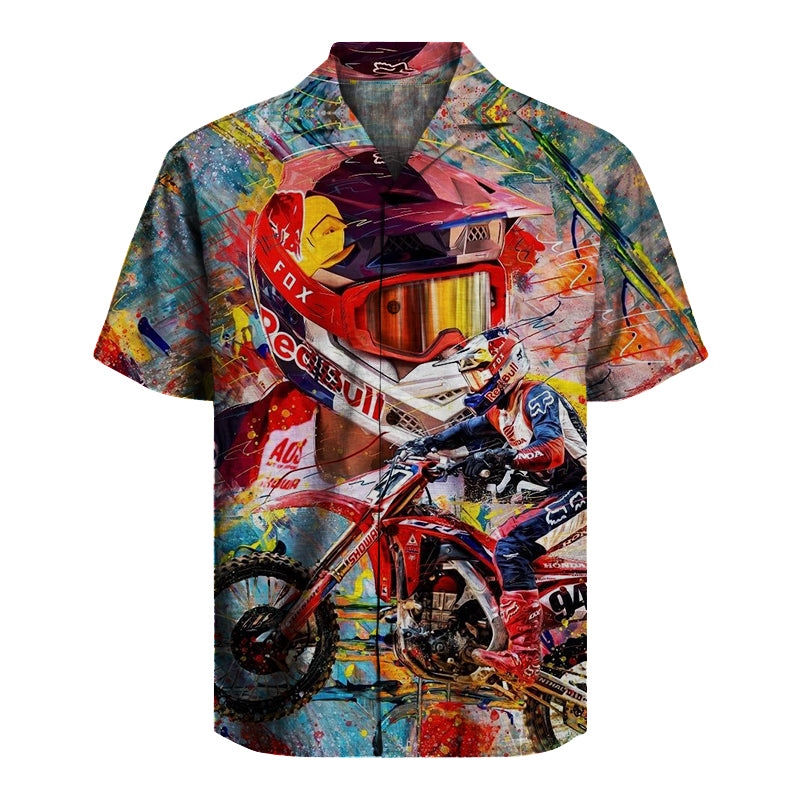 Motocross Unisex Hawaiian Shirt
