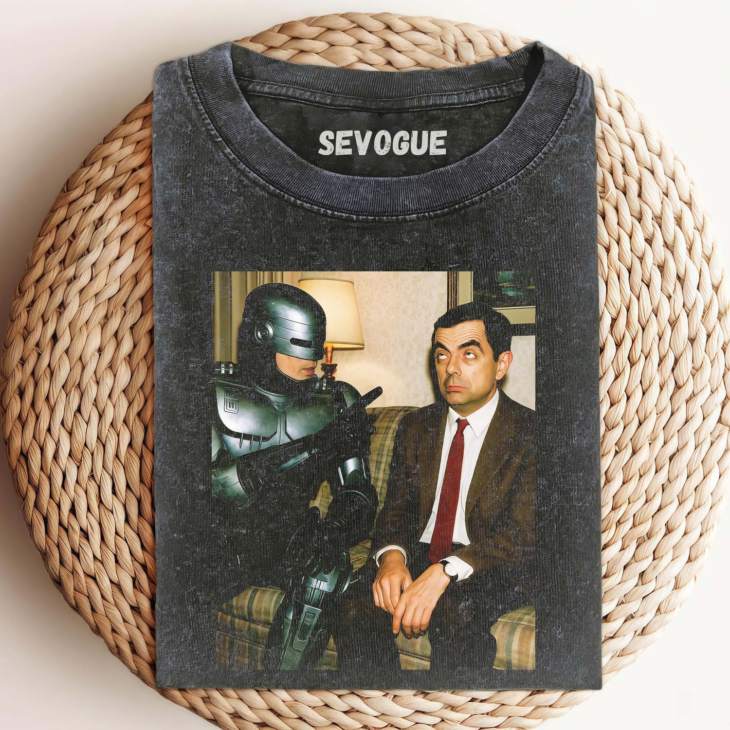 Mr. Bean & Robocop Unisex Tee, Sweatshirt & Hoodie