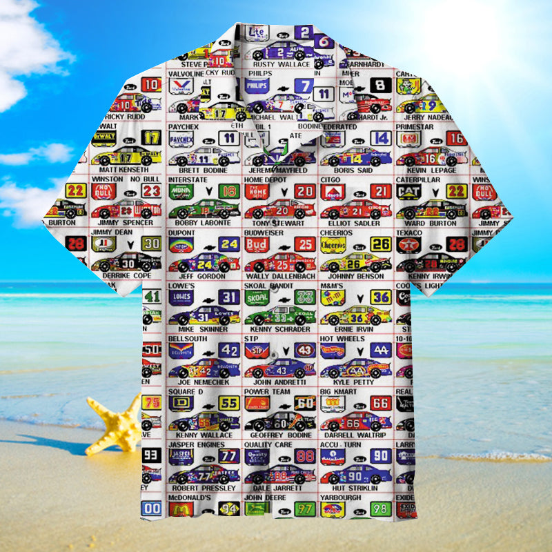 NASCAR  Hawaiian Shirt