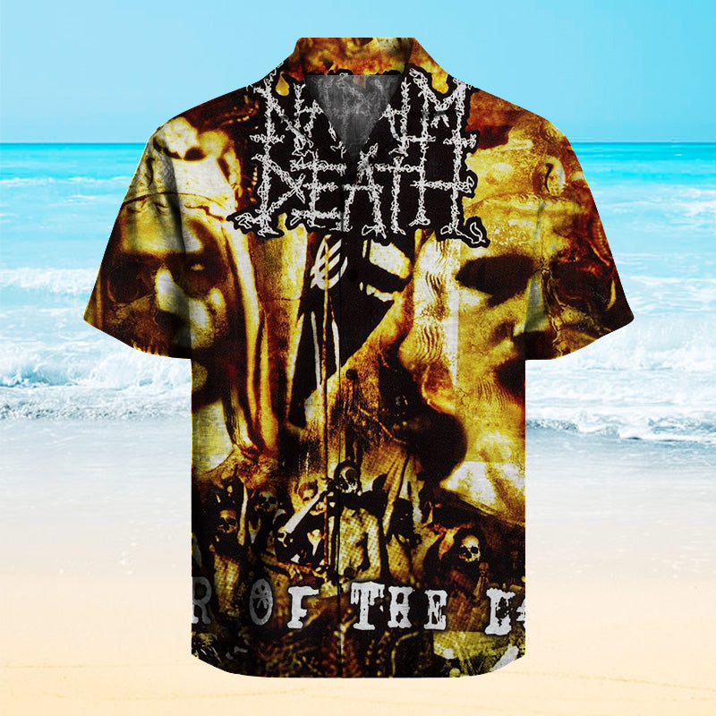 Napalm Death - Order Of The Leech  Unisex Hawaiian Shirt