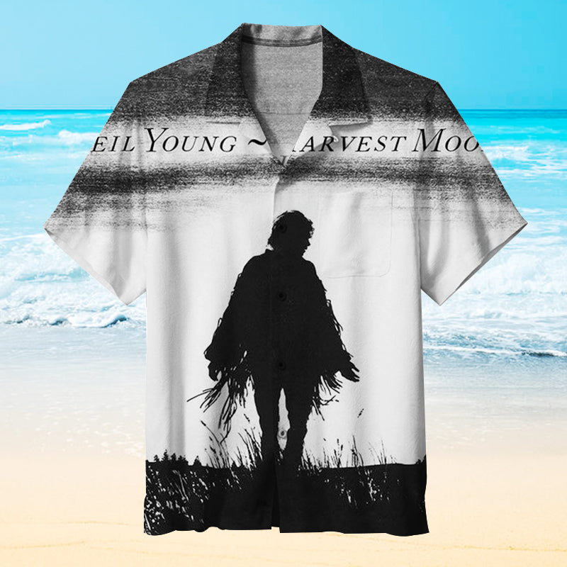 Neil Young – Harvest Moon Unisex Hawaiian Shirt