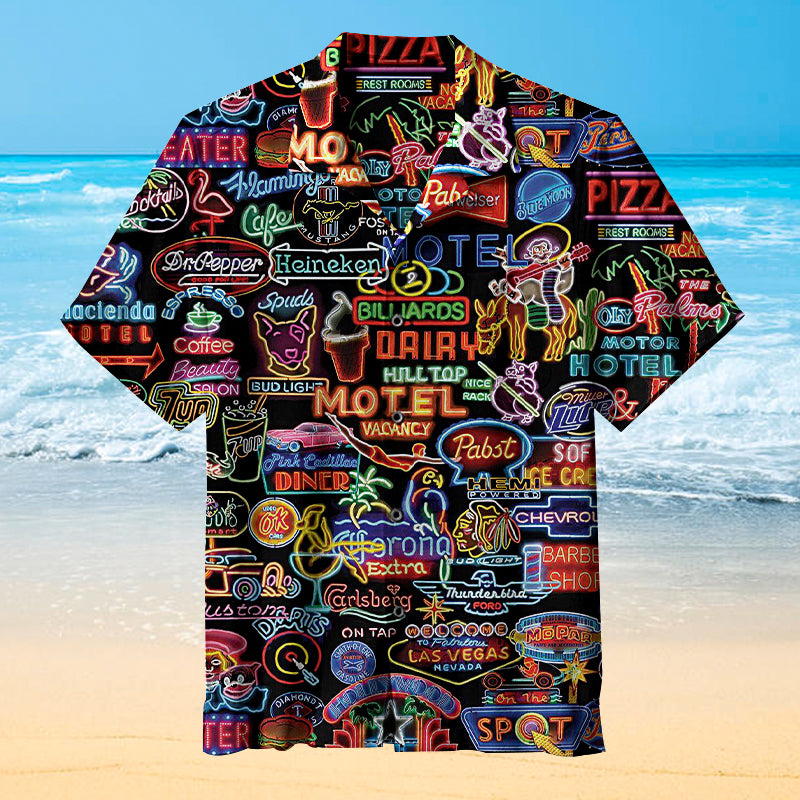 Neon Signs |Unisex Hawaiian Shirt