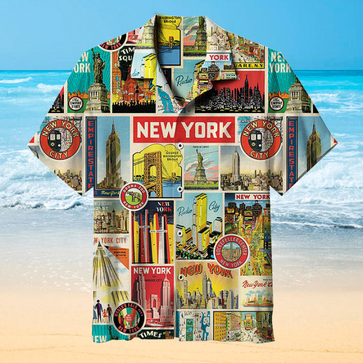 New York Universal Hawaiian Shirt