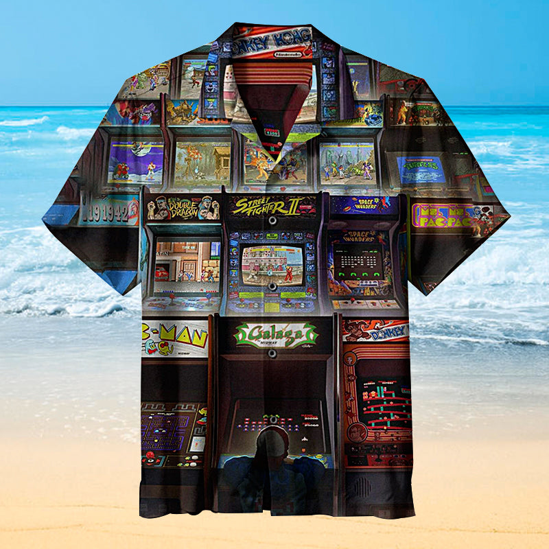 Nostalgic Arcade Game Universal Hawaiian Shirt