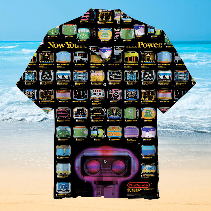 Now You're Playing With Power! Universal Hawaiian Shirt