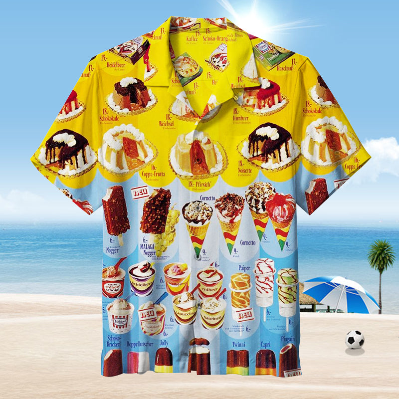Oh, those old summers, those old ice creams |Unisex Hawaiian Shirt