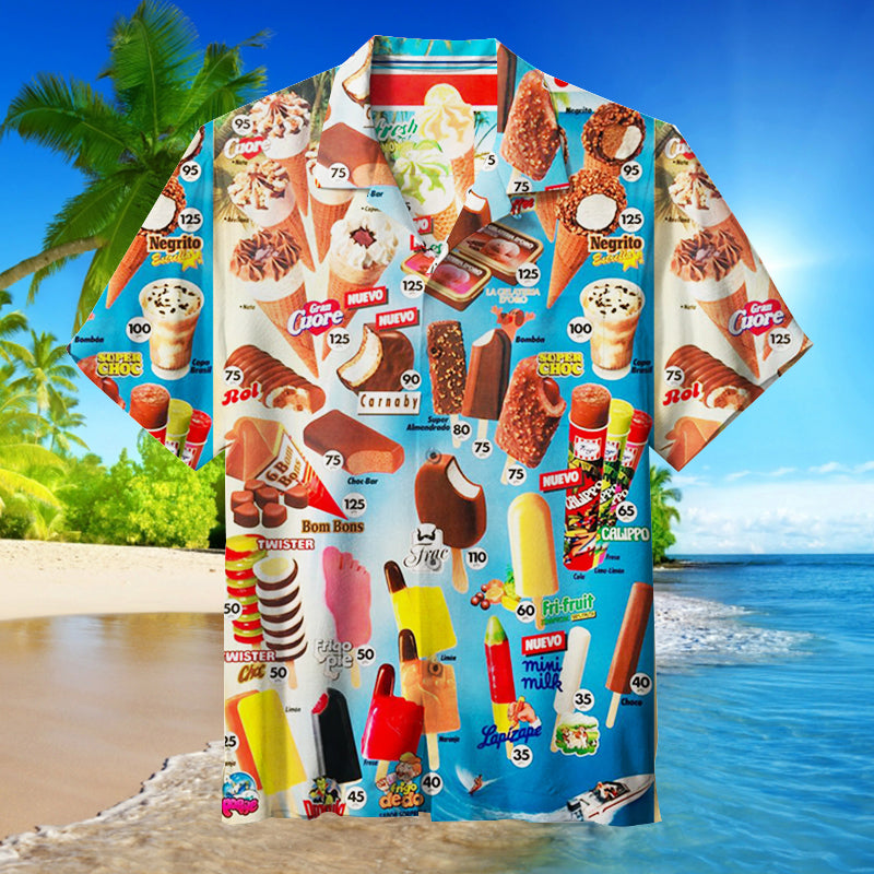 Oh, those old summers, those old ice creams |Unisex Hawaiian Shirt