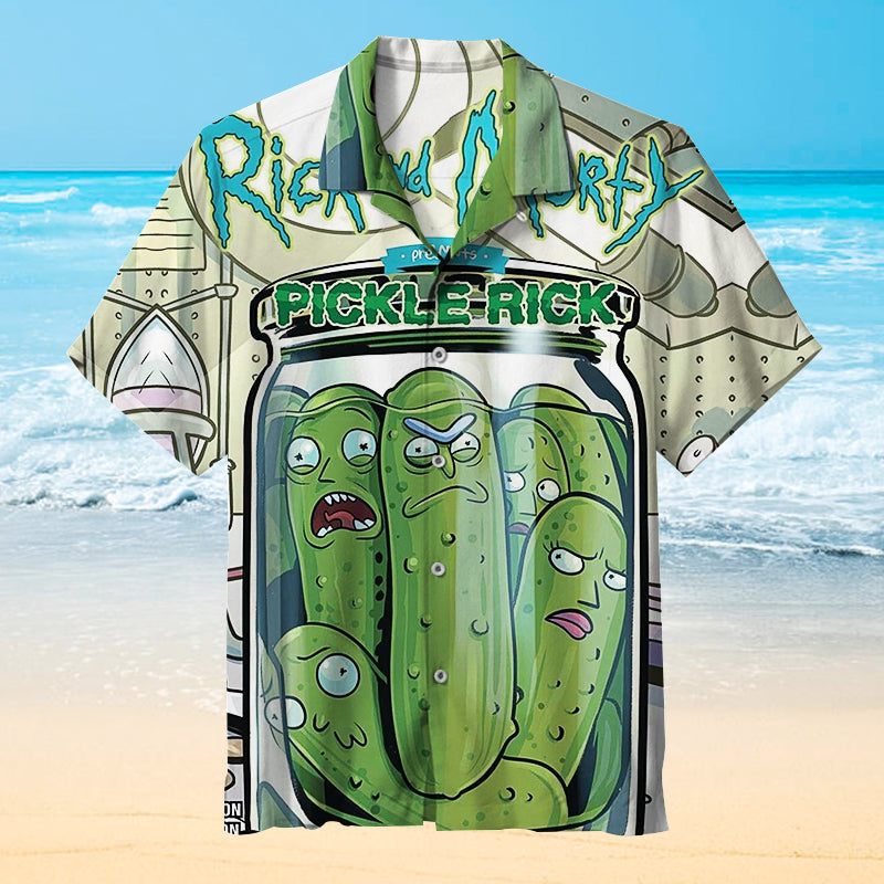 Pickle Rick Universal Hawaiian Shirt
