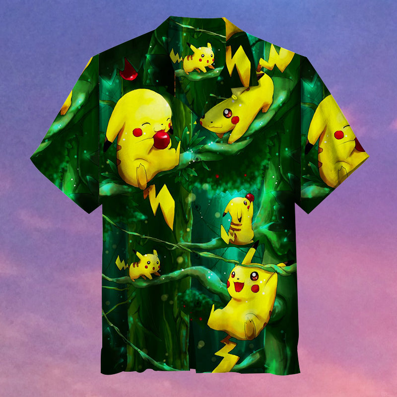 Pikachu and Pikachu |Unisex Hawaiian Shirt