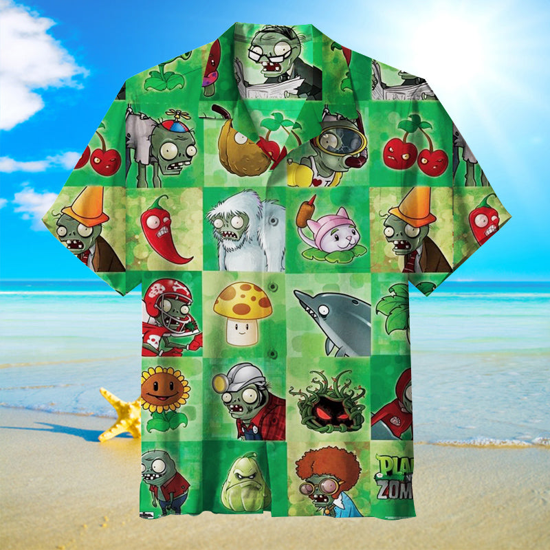 Plants vs. Zombies Unisex Hawaiian Shirt