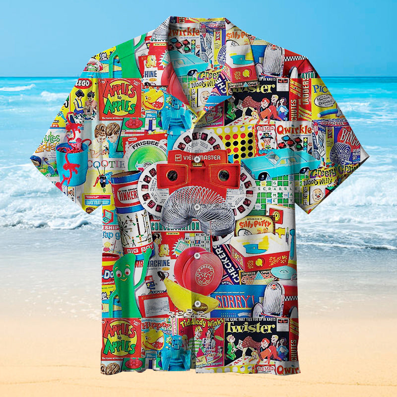 Retro Toys Unisex Hawaiian Shirt