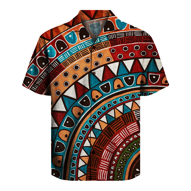Retro geometrics Unisex Hawaiian Shirt