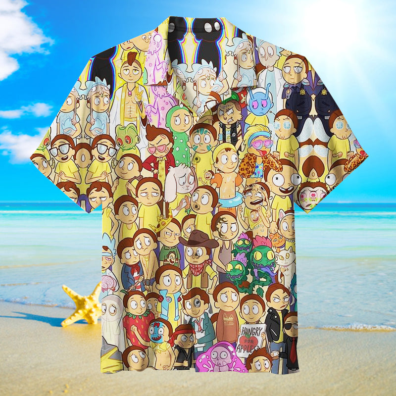 Rick and Morty Unisex Hawaiian Shirt