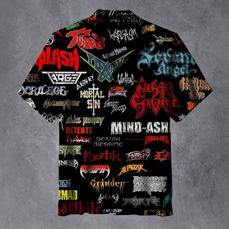 Rock Band Unisex Hawaiian Shirt