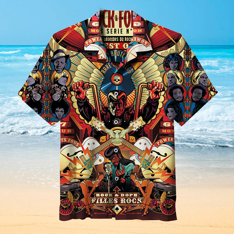 Rock & Folk Universal Hawaiian Shirt