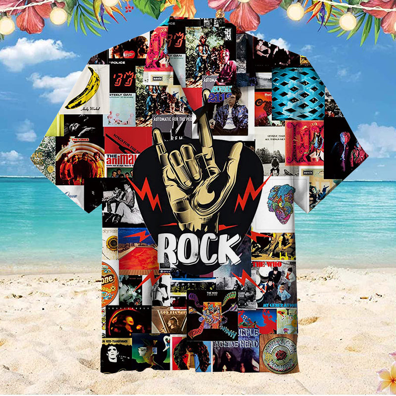 Rock 'n' Roll Unisex Hawaiian Shirt