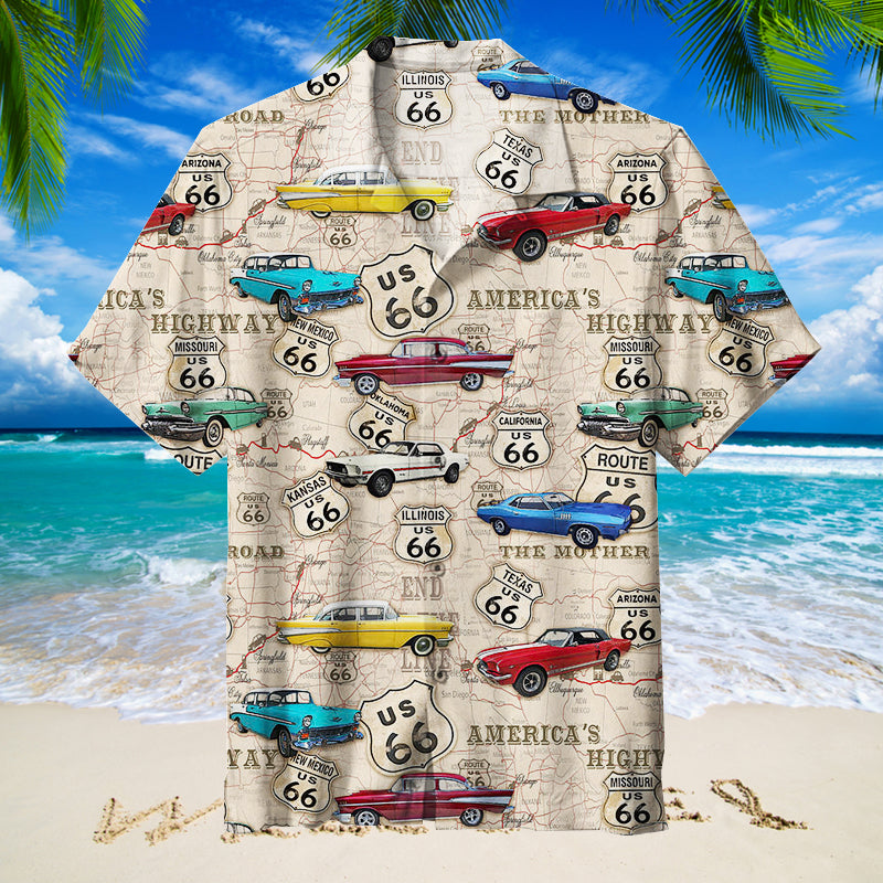 Route 66 Hawaiian Shirt