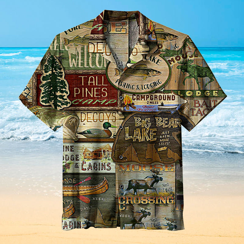 Rustic Lodge: Rustic Signs Universal Hawaiian Shirt