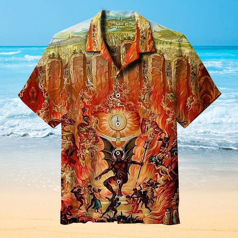 Seven Gates to Hell Universal Hawaiian Shirt