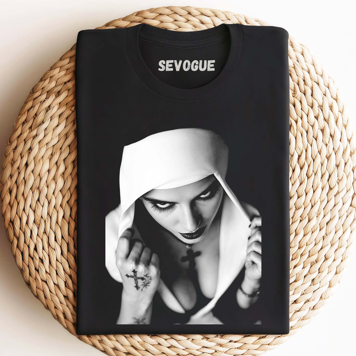 Sexy Nun V1 Unisex Tee, Sweatshirt & Hoodie