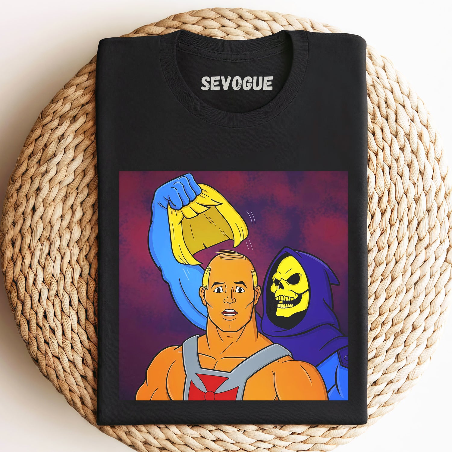 Skeletor Removes He-Man's Hair Unisex Tee, Sweatshirt & Hoodie