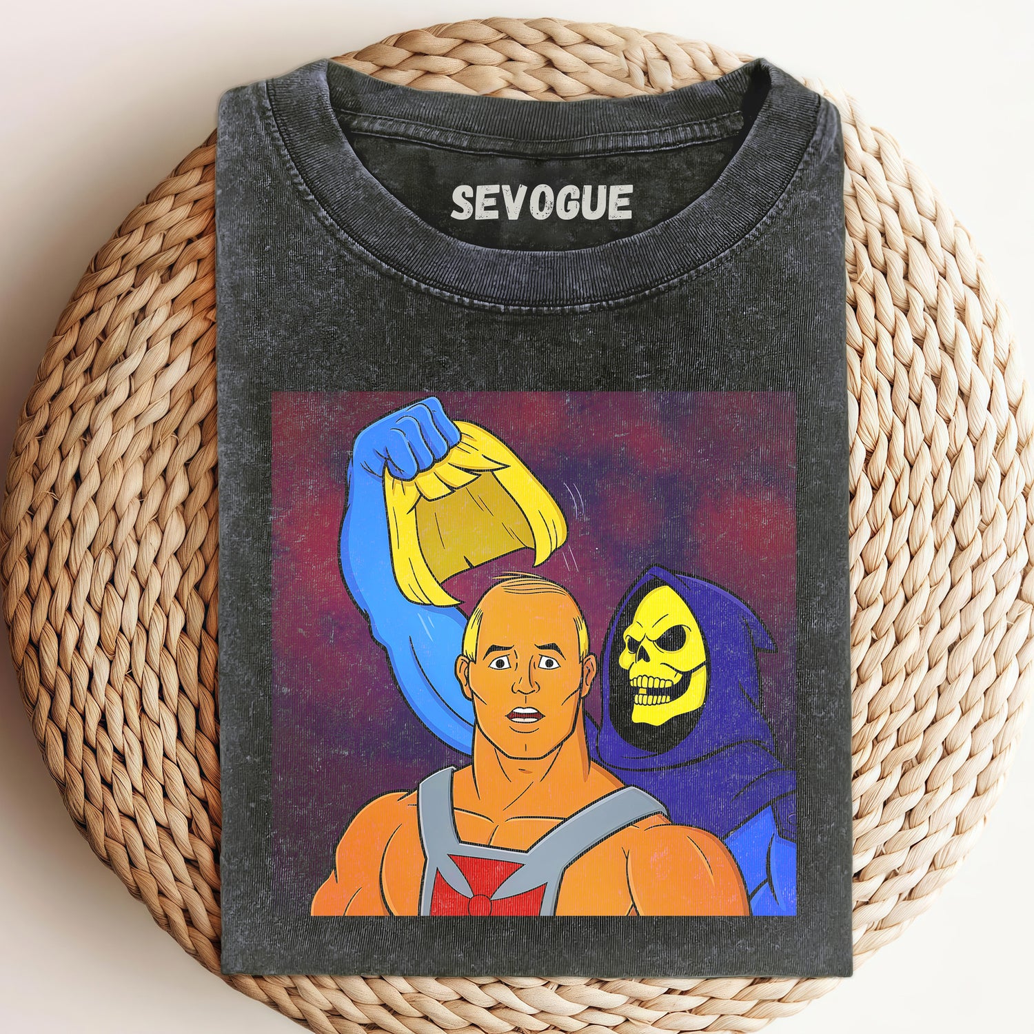 Skeletor Removes He-Man's Hair Unisex Tee, Sweatshirt & Hoodie
