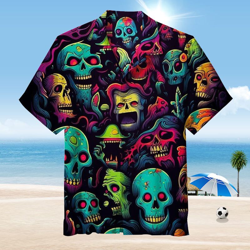 Skull Nightmare Unisex Hawaiian Shirt