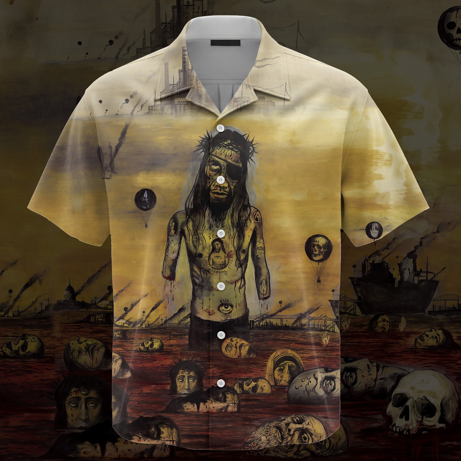 Slayer - Christ Illusion Unisex Hawaiian Shirt