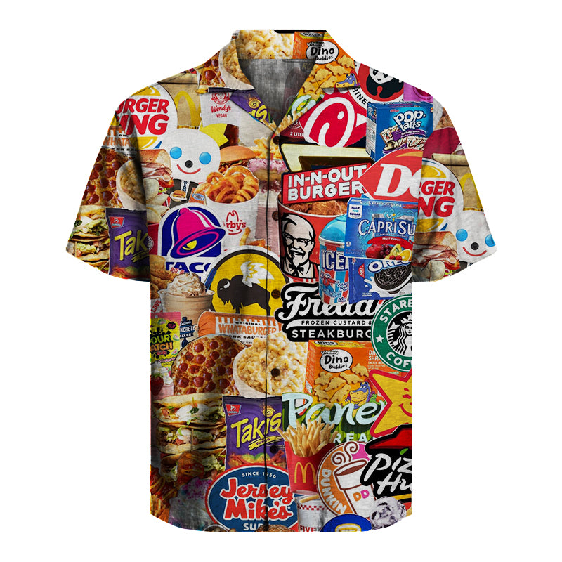 Snack Attack!Our Forever Faves!!! Unisex Hawaiian Shirt