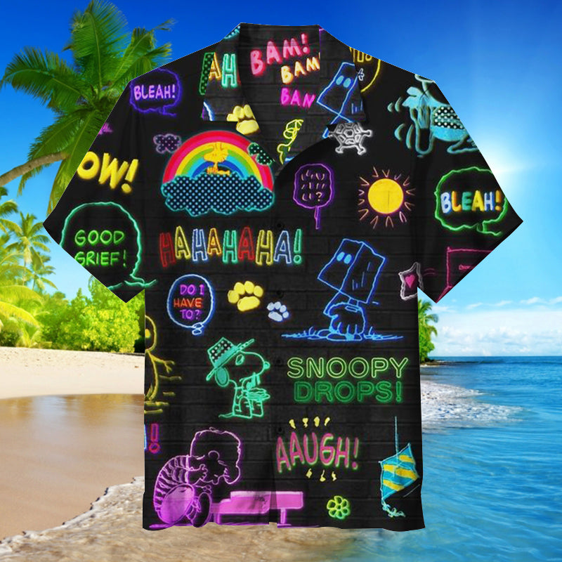 Snoopy Drops Unisex Hawaiian Shirt