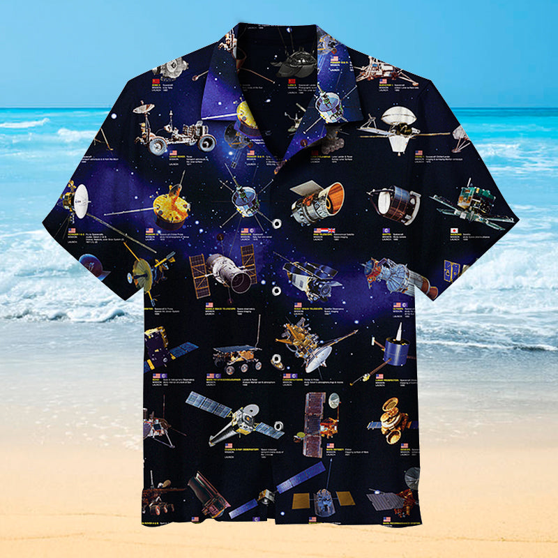 Space Explorers Universal Hawaiian Shirt