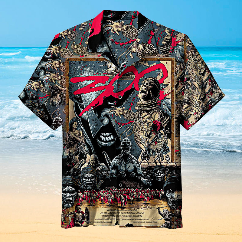 Spartan Three Hundred Warriors Universal Hawaiian Shirt