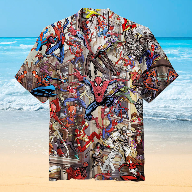 Spider-Man: Across the Spider-Verse  Unisex Hawaiian Shirt