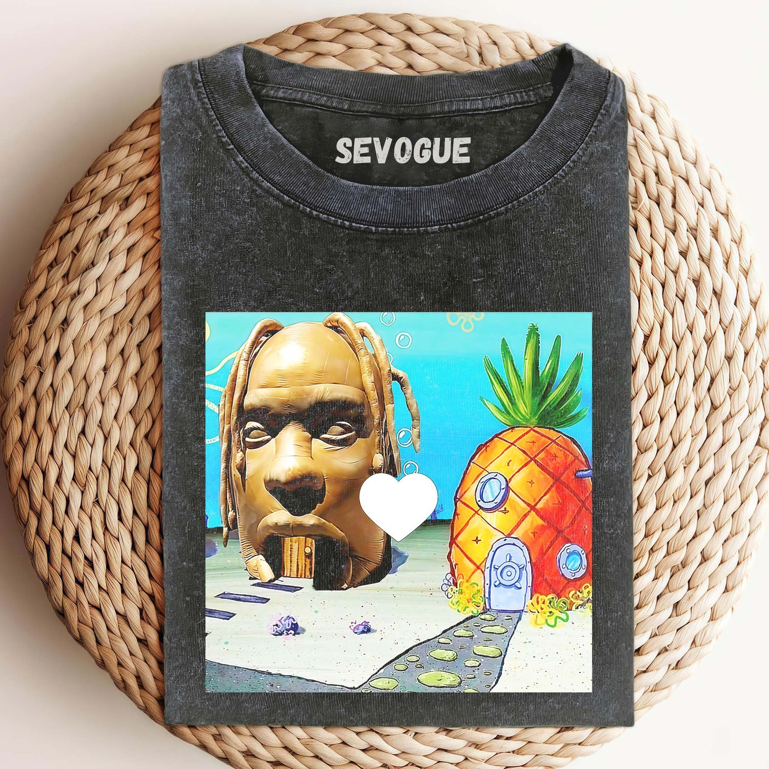 Spongebob House & Travis Scott Unisex Tee, Sweatshirt & Hoodie